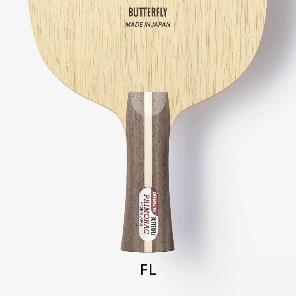 Detail der Kante des Butterfly Primorac mit den fünf Holzlagen