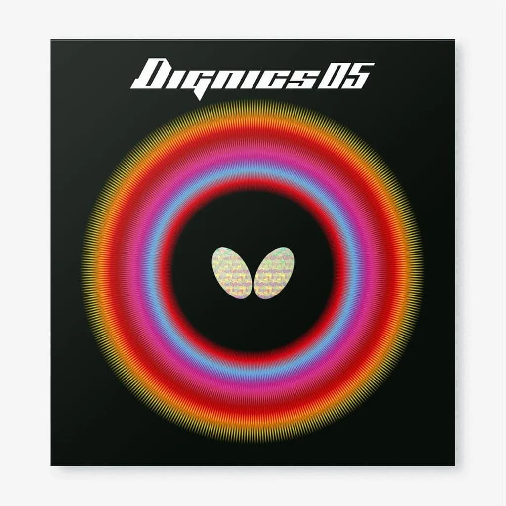 Embalaje de la goma Butterfly Dignics 05, fondo blanco