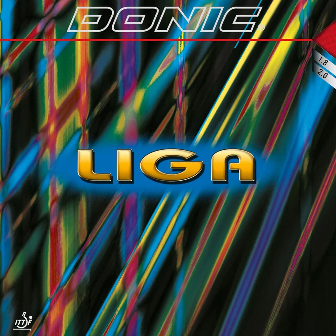 Embalaje de la goma Donic Liga con la lámina de iniciación