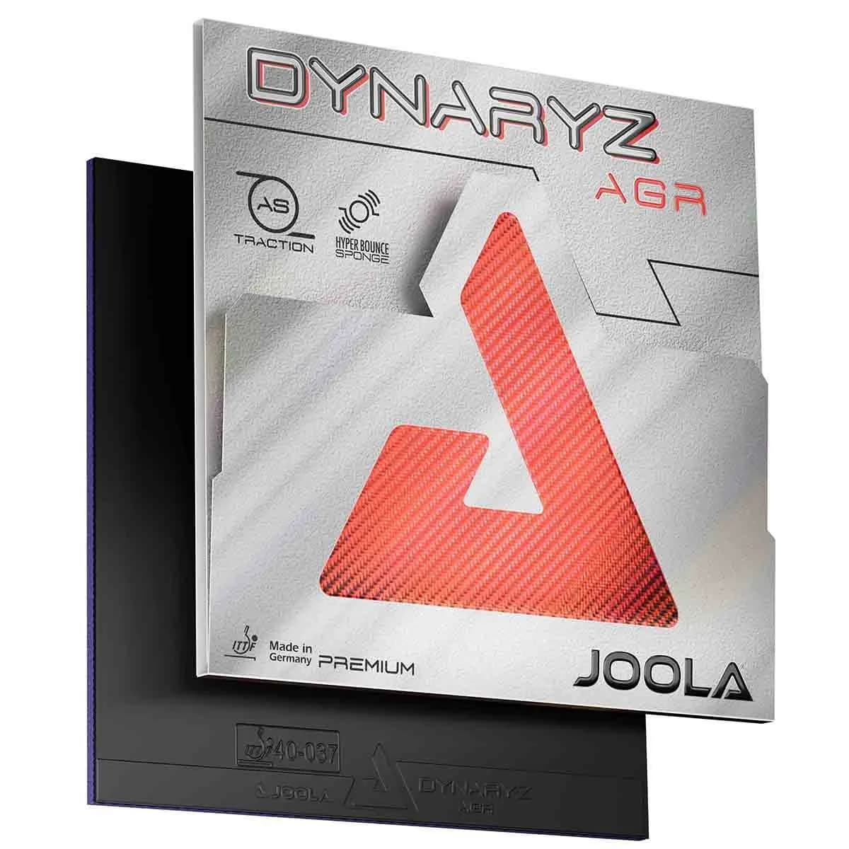 Embalaje de la goma JOOLA Dynaryz AGR con una lámina en primer plano