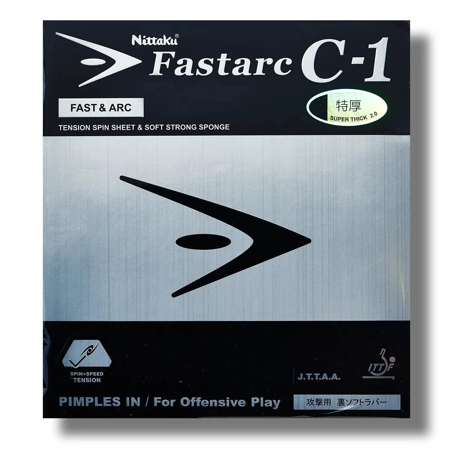 Funda comercial de la goma Nittaku Fastarc C-1