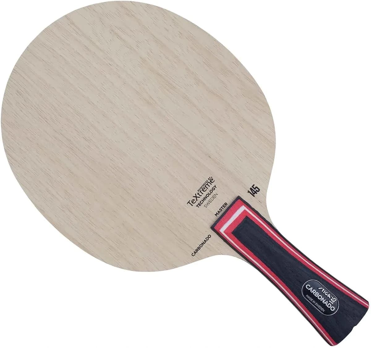 Madera Stiga Carbonado 145 vista de frente, mango cóncavo